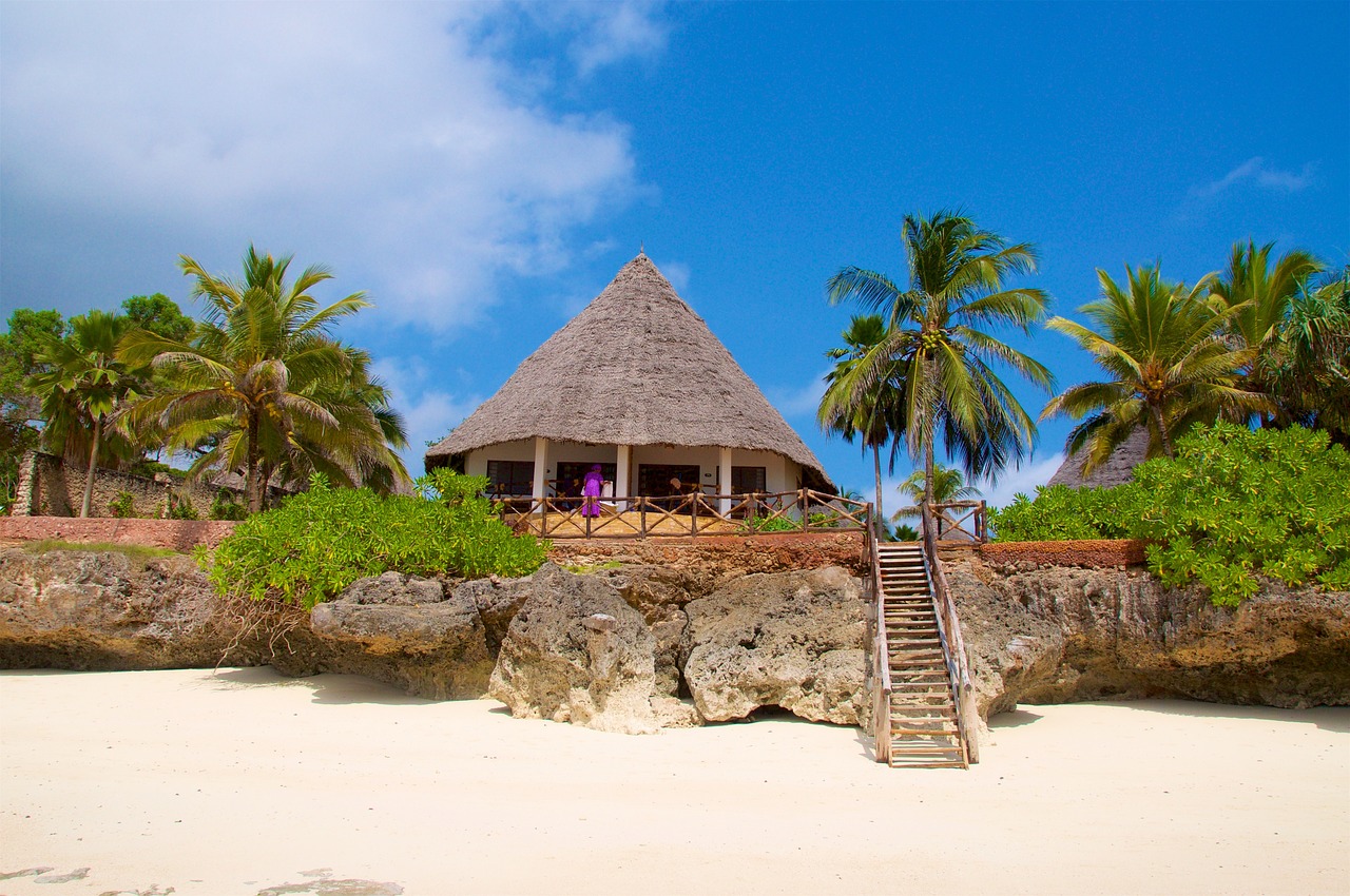 zanzibar, beach, hotel